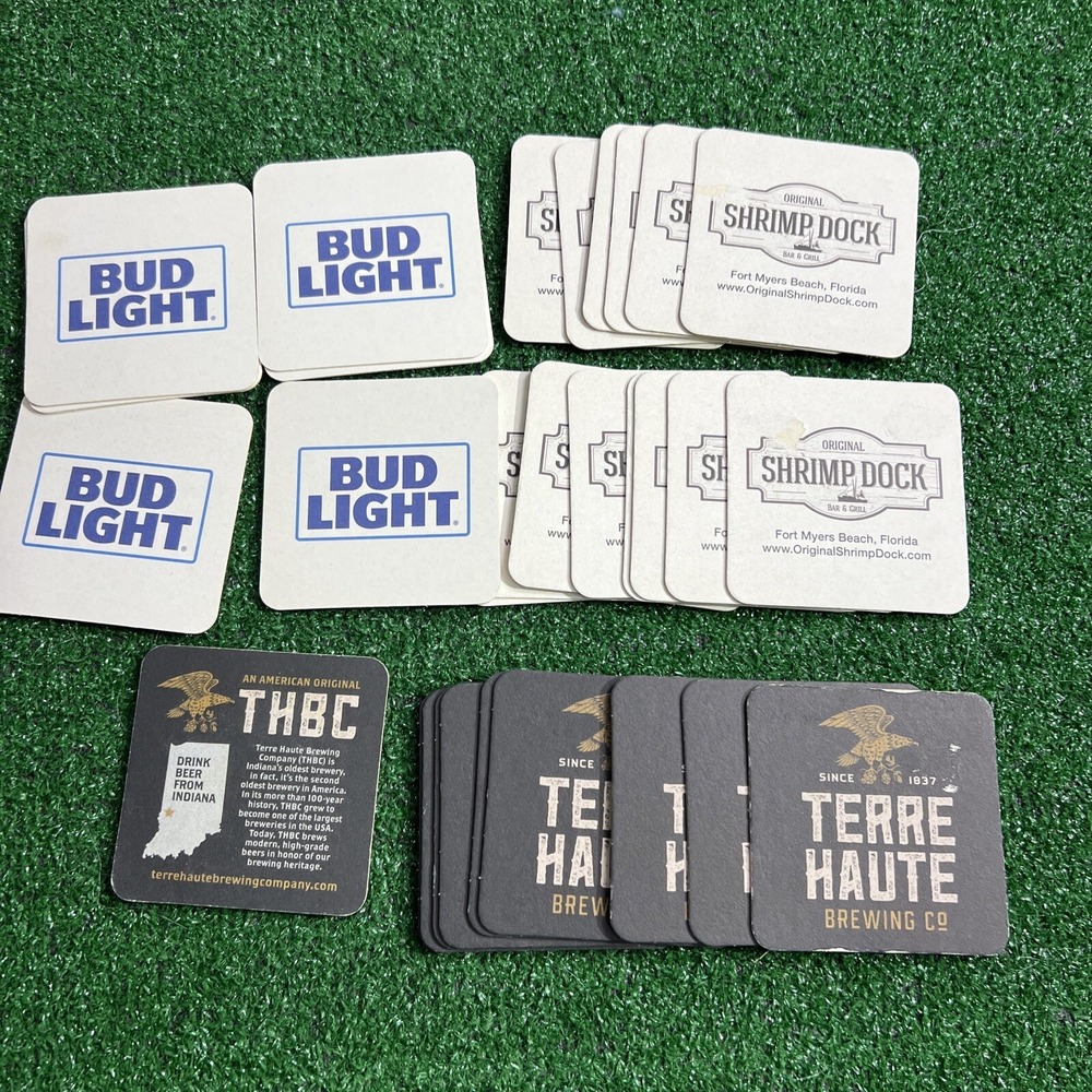 30‎ Restaurant Bar Beer Coasters Many Styles Square Shaped